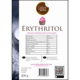 Erythritol 1 kg - Délices Low Carb