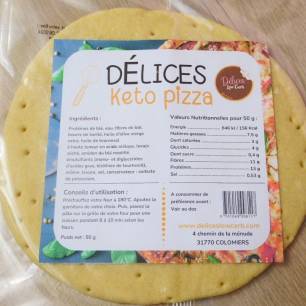 Base à pizza keto - Délices Low Carb | Acheter en ligne