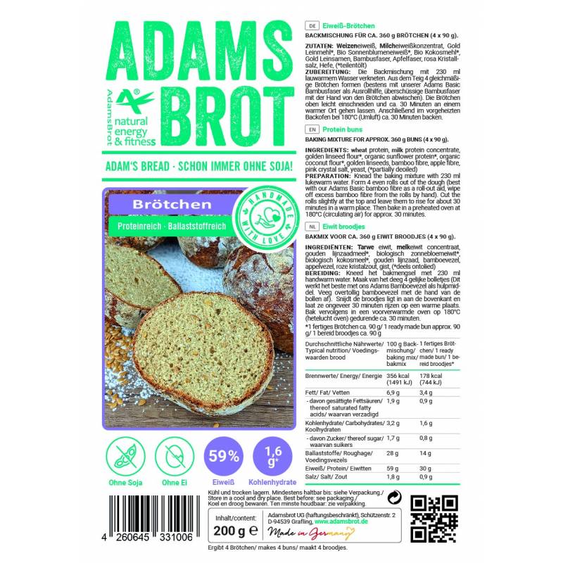 Adams Brot Brotchen 200 g
